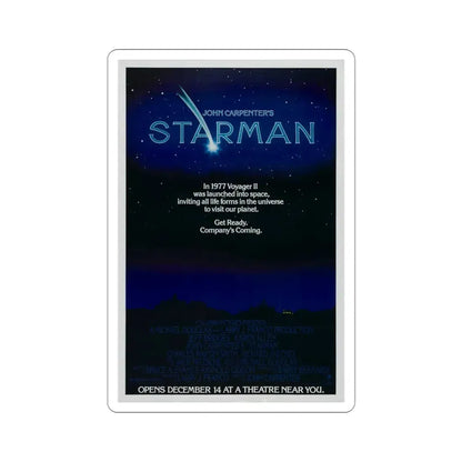 Starman 1984 Movie Poster STICKER Vinyl Die-Cut Decal 3 Inch - The Sticker Space