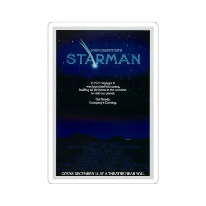 Starman 1984 Movie Poster STICKER Vinyl Die-Cut Decal 4 Inch - The Sticker Space
