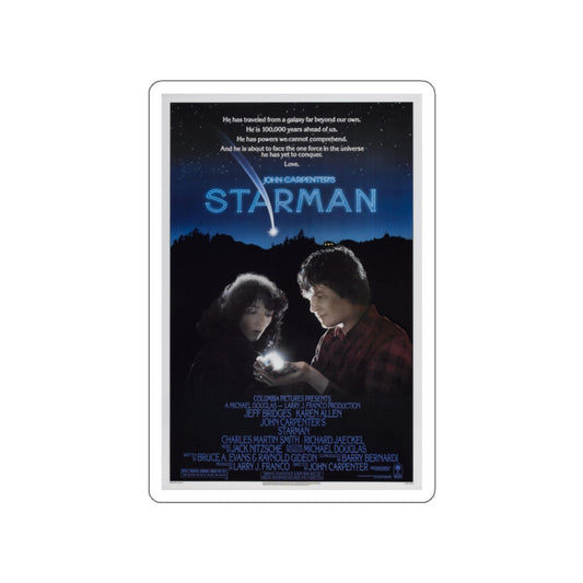 STARMAN 1984 Movie Poster STICKER Vinyl Die-Cut Decal-White-The Sticker Space