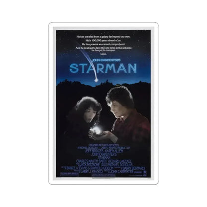 STARMAN 1984 Movie Poster - STICKER Vinyl Kiss-Cut Decal 2 Inch White - The Sticker Space