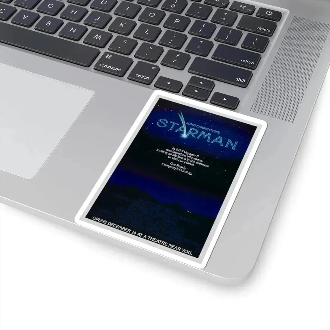 Starman 1984 Movie Poster - STICKER Vinyl Kiss-Cut Decal - The Sticker Space