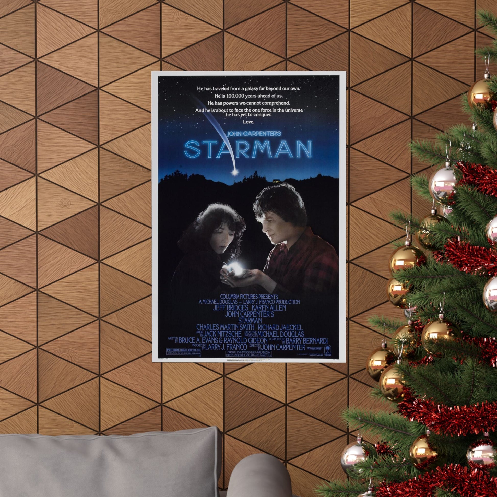 STARMAN 1984 - Paper Movie Poster-The Sticker Space