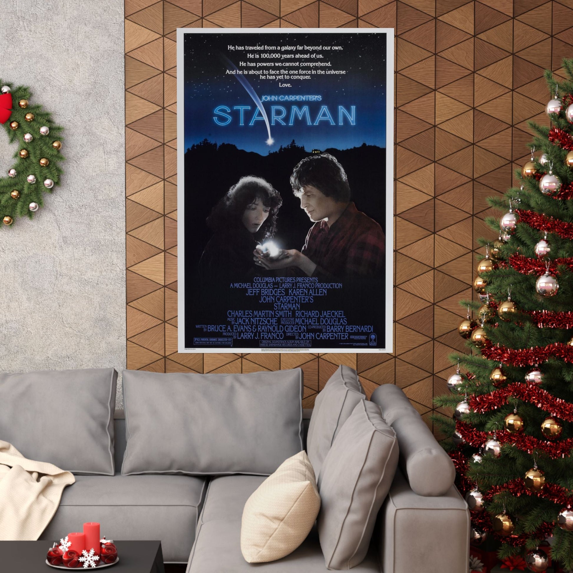 STARMAN 1984 - Paper Movie Poster-The Sticker Space