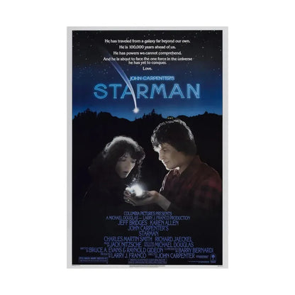 STARMAN 1984 - Paper Movie Poster - The Sticker Space
