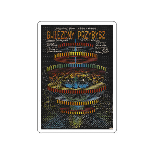 STARMAN (POLISH) 1984 Movie Poster STICKER Vinyl Die-Cut Decal-White-The Sticker Space