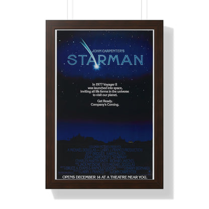 STARMAN (TEASER) 1984 - Framed Movie Poster-16″ x 24″-The Sticker Space