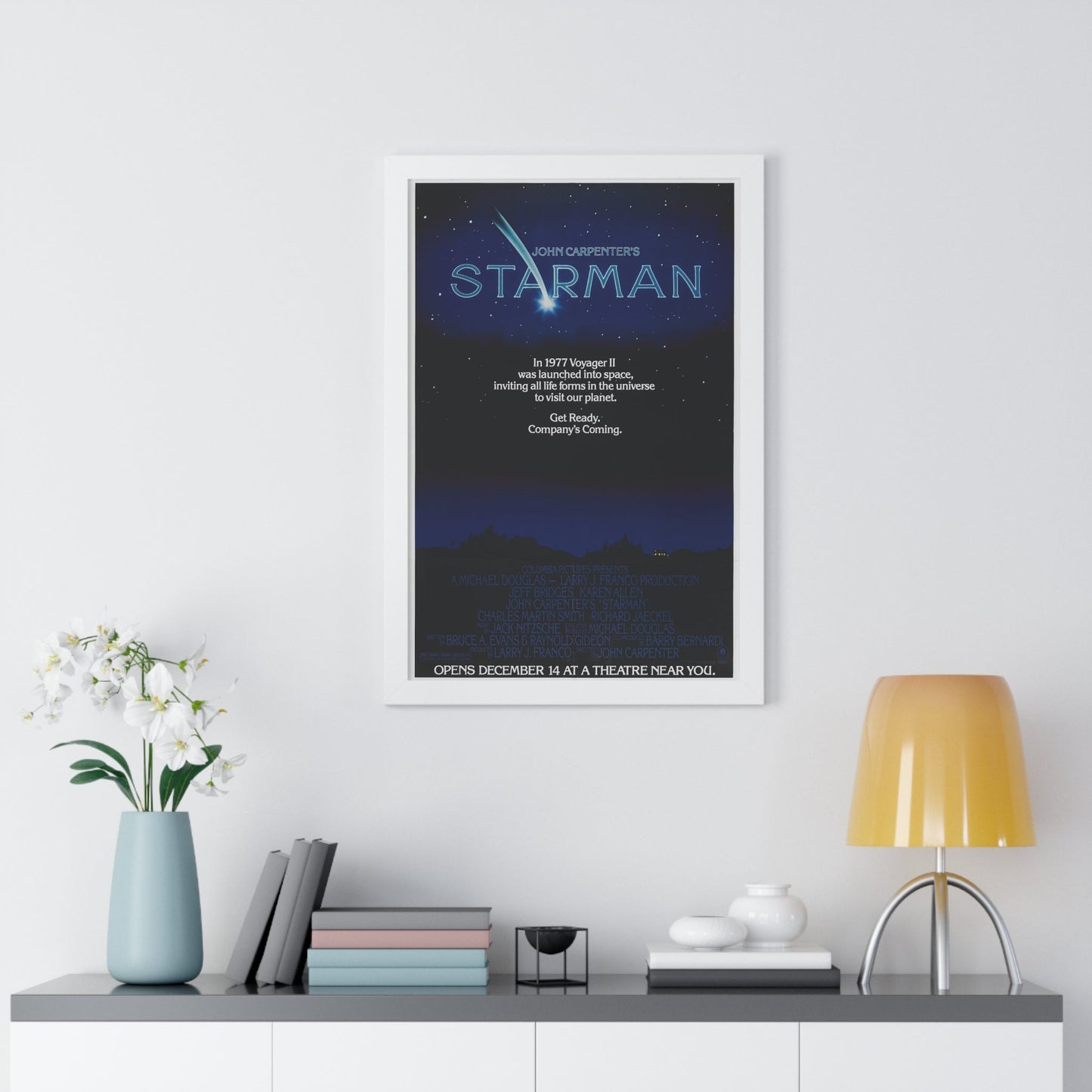 STARMAN (TEASER) 1984 - Framed Movie Poster-The Sticker Space