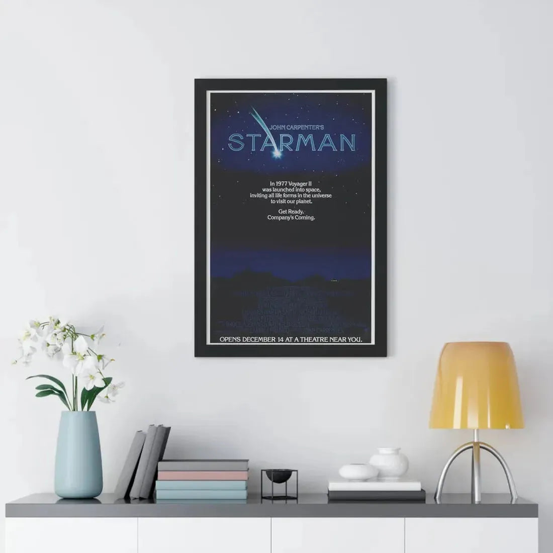 STARMAN (TEASER) 1984 - Framed Movie Poster - The Sticker Space
