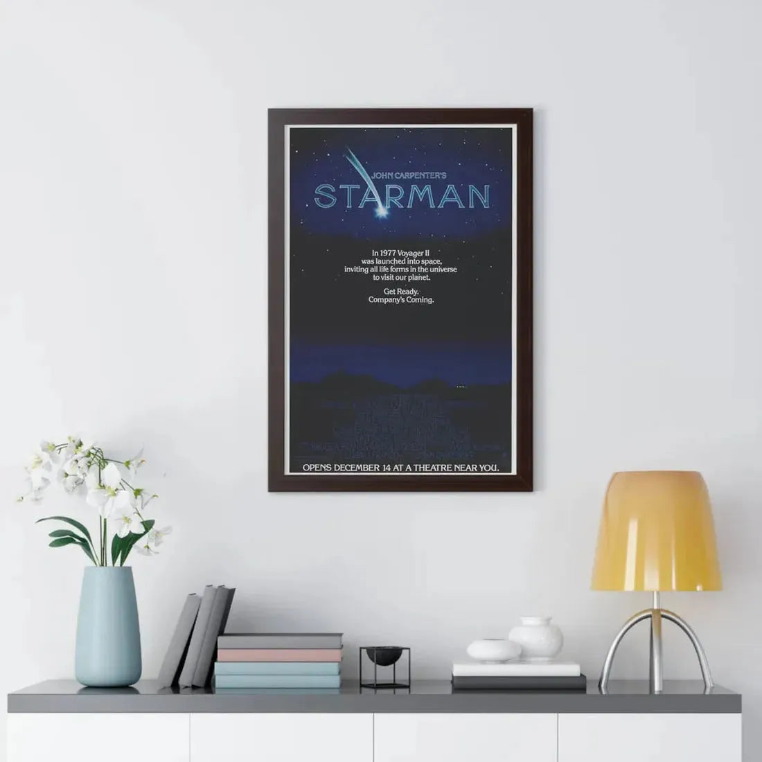 STARMAN (TEASER) 1984 - Framed Movie Poster - The Sticker Space