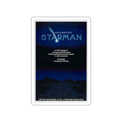 STARMAN (TEASER) 1984 Movie Poster STICKER Vinyl Die-Cut Decal 3 Inch - The Sticker Space