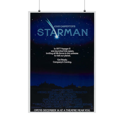 STARMAN (TEASER) 1984 - Paper Movie Poster-24″ x 36″-The Sticker Space