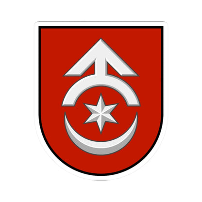 Starokostiantyniv coat of arms escutcheon (Ukraine) (Coat of Arms) STICKER Vinyl Kiss-Cut Decal 2 Inch White - The Sticker Space