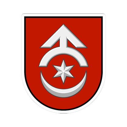 Starokostiantyniv coat of arms escutcheon (Ukraine) (Coat of Arms) STICKER Vinyl Kiss-Cut Decal 3 Inch White - The Sticker Space