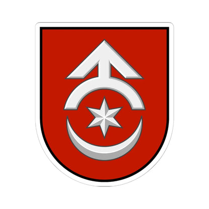 Starokostiantyniv coat of arms escutcheon (Ukraine) (Coat of Arms) STICKER Vinyl Kiss-Cut Decal 6 Inch White - The Sticker Space