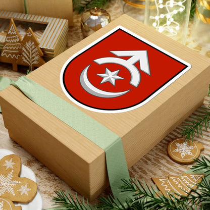 Starokostiantyniv coat of arms escutcheon (Ukraine) (Coat of Arms) STICKER Vinyl Kiss-Cut Decal - The Sticker Space