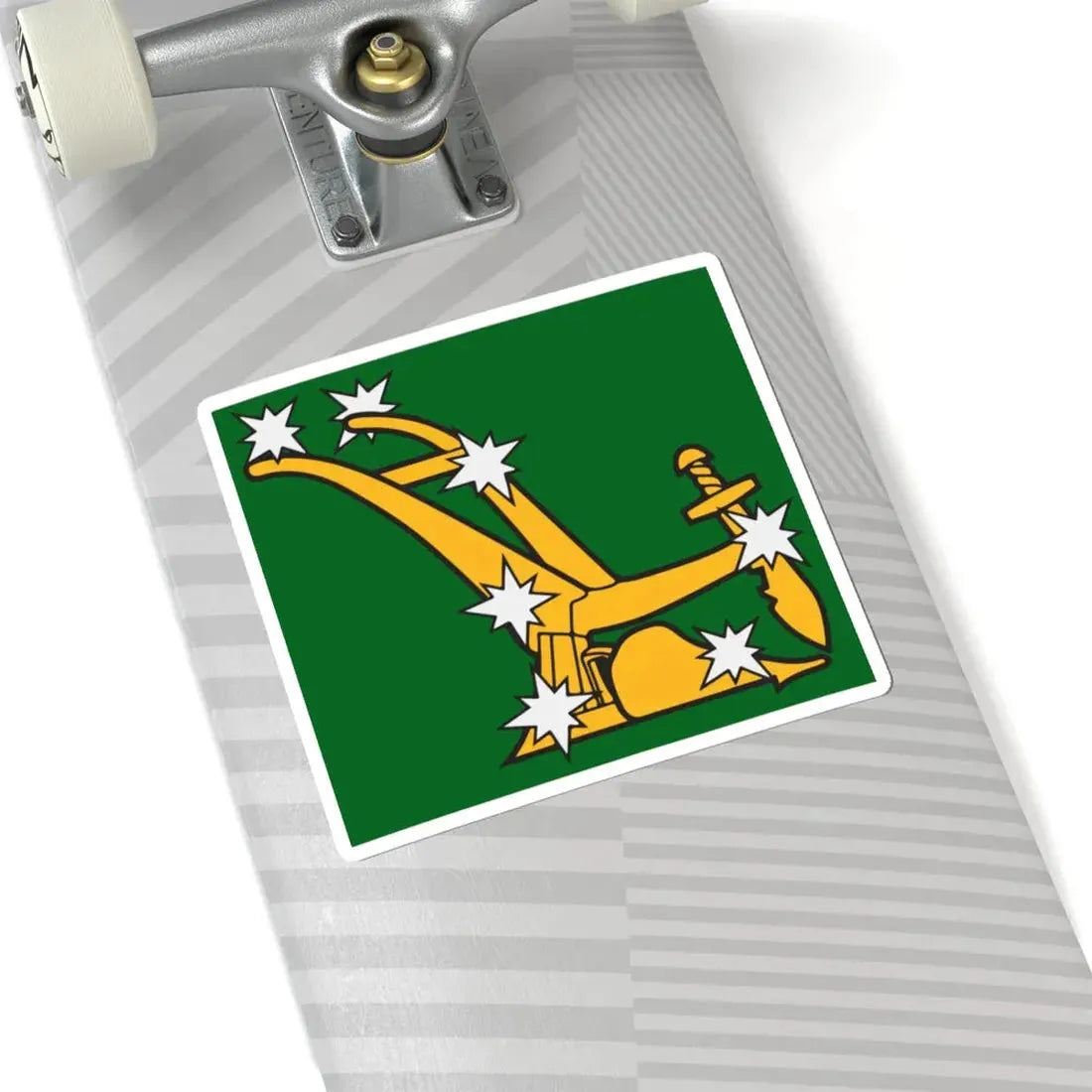 Starry Plough flag 1914 (Ireland) STICKER Vinyl Kiss-Cut Decal - The Sticker Space