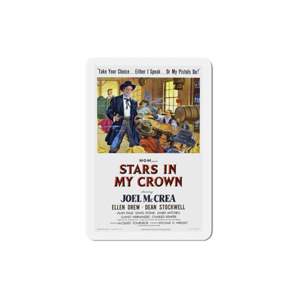 Stars in My Crown 1950 Movie Poster Die-Cut Magnet-4 Inch-The Sticker Space