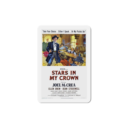 Stars in My Crown 1950 Movie Poster Die-Cut Magnet-5 Inch-The Sticker Space