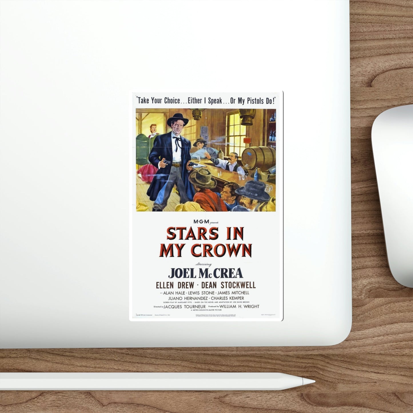 Stars in My Crown 1950 Movie Poster STICKER Vinyl Die-Cut Decal-The Sticker Space