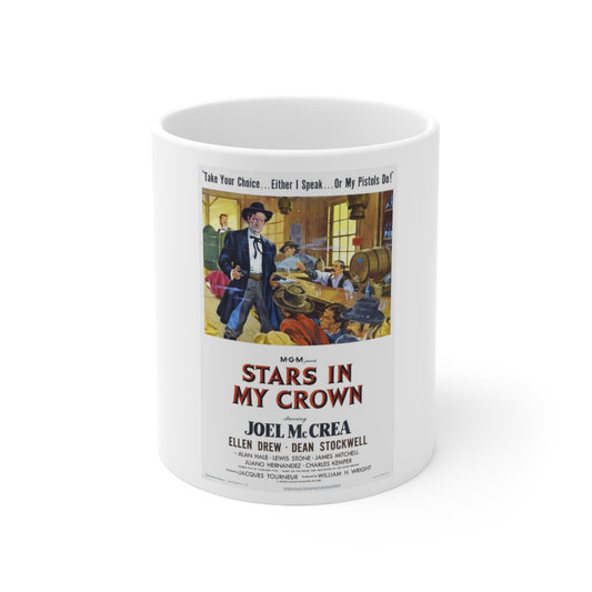 Stars in My Crown 1950 Movie Poster - White Coffee Cup 11oz-11oz-The Sticker Space