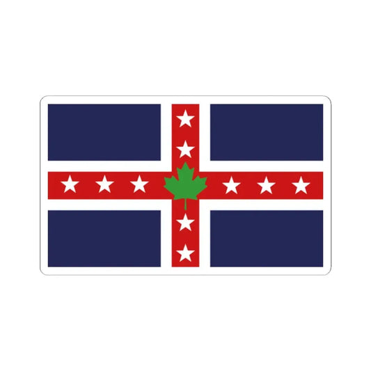 Stars  Leaf Proposal 1964 (Canada) STICKER Vinyl Kiss-Cut Decal 2 Inch White - The Sticker Space