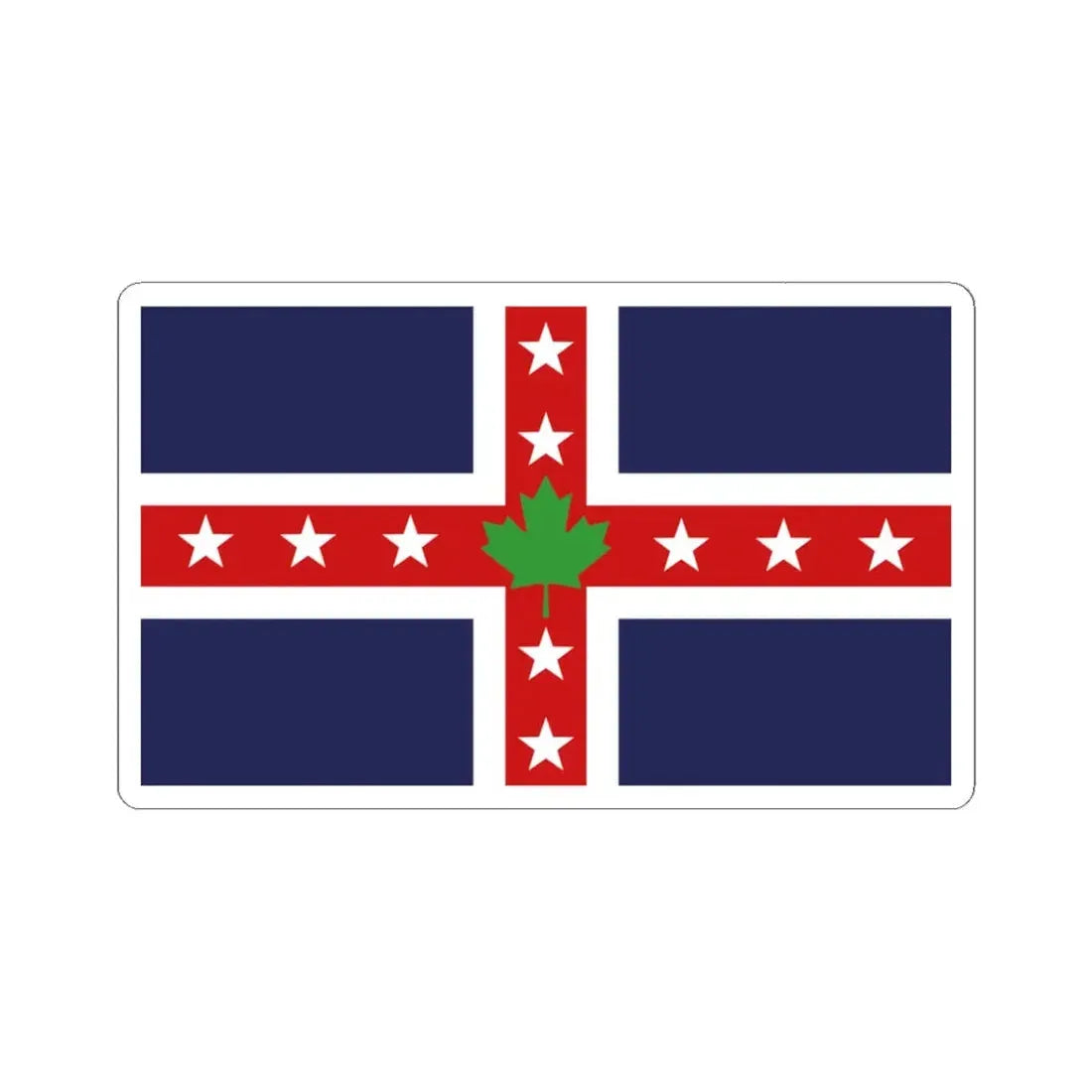 Stars  Leaf Proposal 1964 (Canada) STICKER Vinyl Kiss-Cut Decal 3 Inch White - The Sticker Space