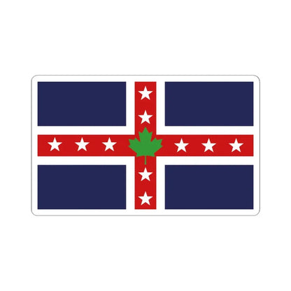 Stars  Leaf Proposal 1964 (Canada) STICKER Vinyl Kiss-Cut Decal 3 Inch White - The Sticker Space