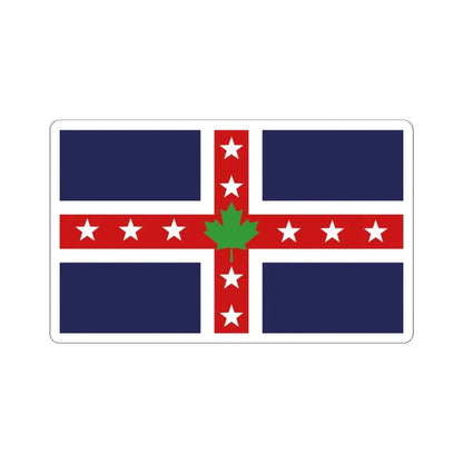 Stars  Leaf Proposal 1964 (Canada) STICKER Vinyl Kiss-Cut Decal 4 Inch White - The Sticker Space