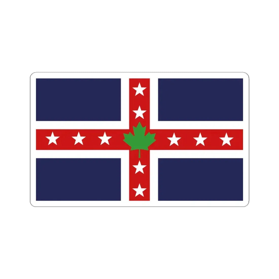 Stars  Leaf Proposal 1964 (Canada) STICKER Vinyl Kiss-Cut Decal 6 Inch White - The Sticker Space