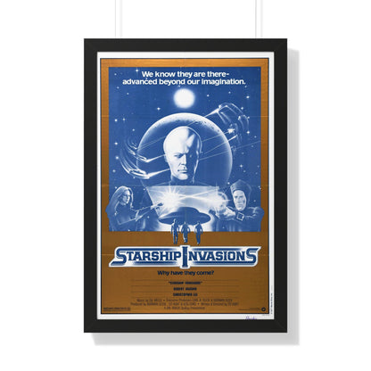 STARSHIP INVASIONS 1977 - Framed Movie Poster-20" x 30"-The Sticker Space