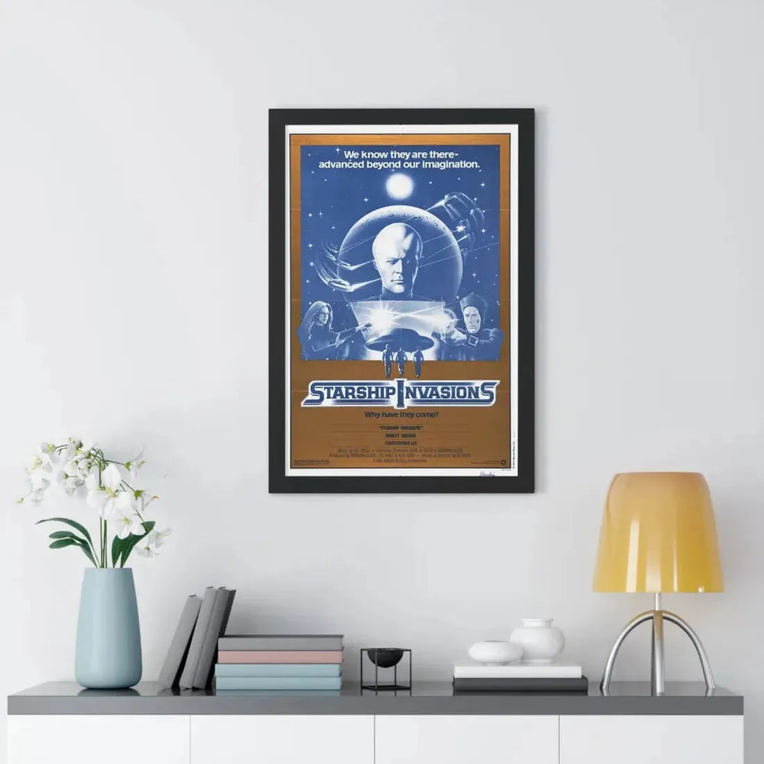 STARSHIP INVASIONS 1977 - Framed Movie Poster - The Sticker Space