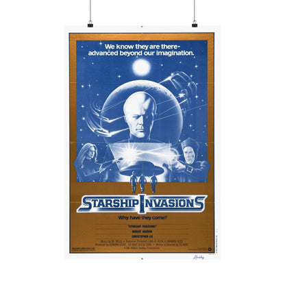 STARSHIP INVASIONS 1977 - Paper Movie Poster-20″ x 30″-The Sticker Space