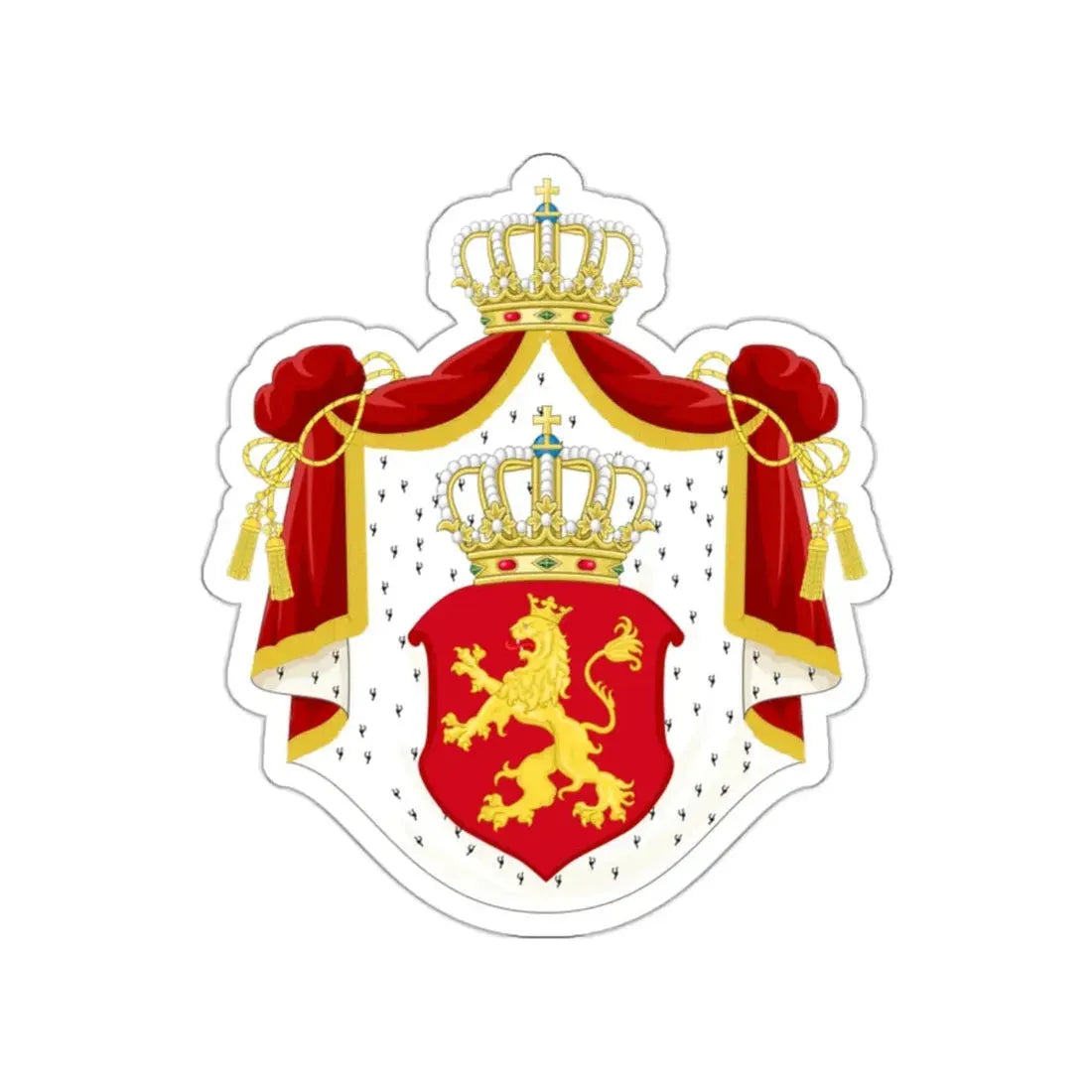 State Achievement of Bulgaria 1878 STICKER Vinyl Die-Cut Decal 2 Inch - The Sticker Space