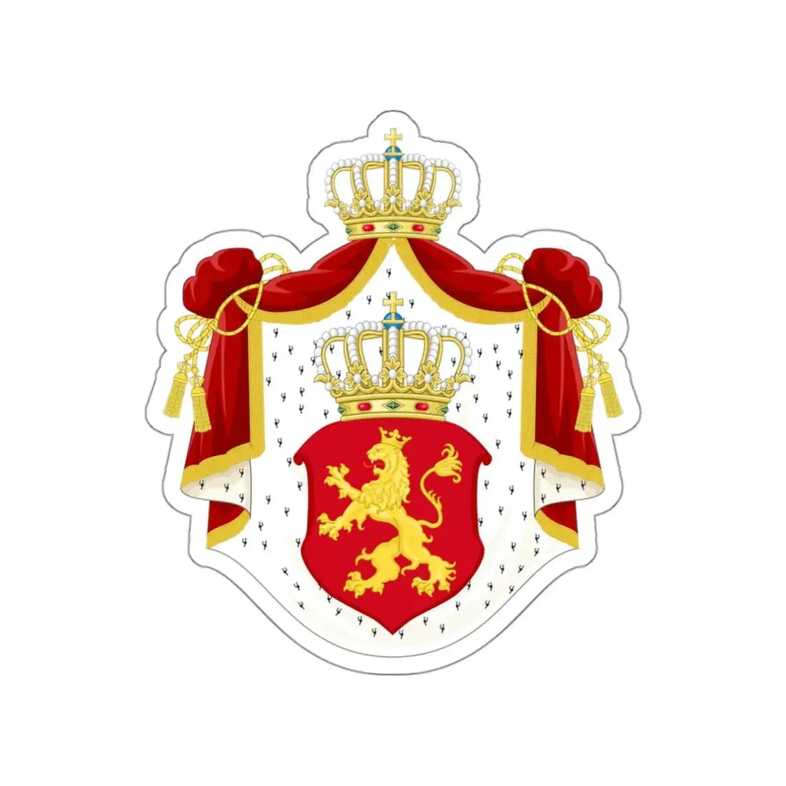 State Achievement of Bulgaria 1878 STICKER Vinyl Die-Cut Decal 3 Inch - The Sticker Space