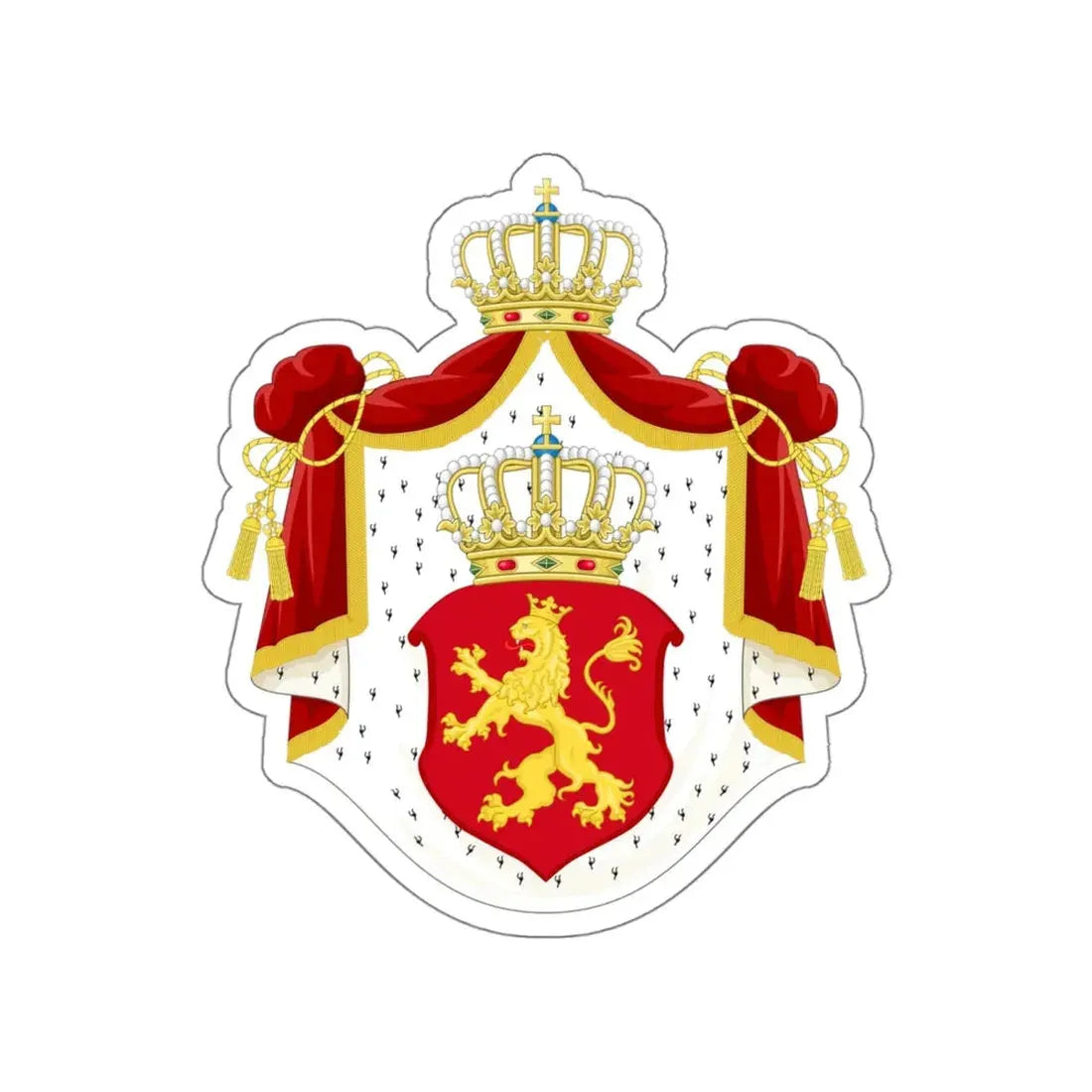 State Achievement of Bulgaria 1878 STICKER Vinyl Die-Cut Decal 4 Inch - The Sticker Space