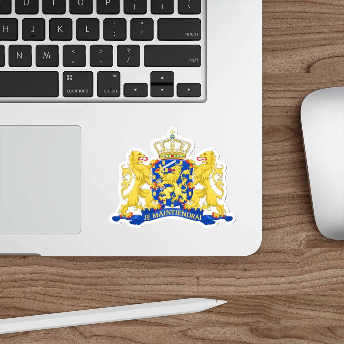 State coat of arms of the Netherlands STICKER Vinyl Die-Cut Decal-The Sticker Space