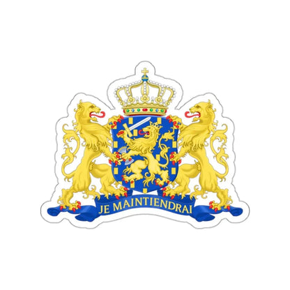 State coat of arms of the Netherlands STICKER Vinyl Die-Cut Decal 2 Inch - The Sticker Space