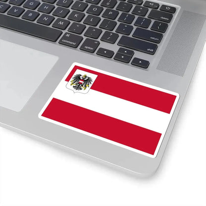 State Ensign of Austria 1929-1934 (Austria) STICKER Vinyl Kiss-Cut Decal - The Sticker Space