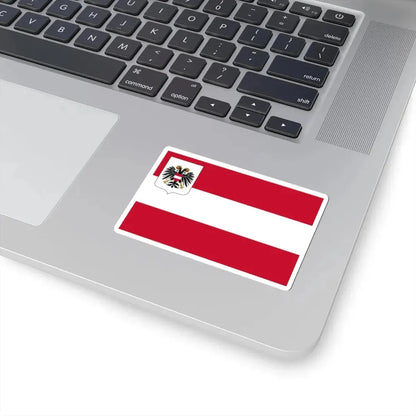 State Ensign of Austria 1934-1938 (Austria) STICKER Vinyl Kiss-Cut Decal - The Sticker Space