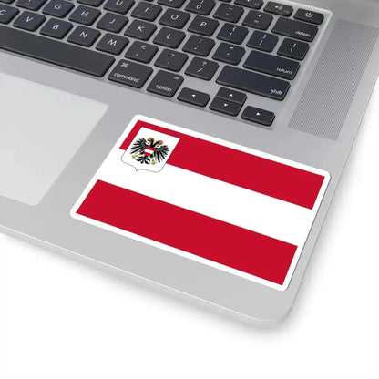 State Ensign of Austria 1934-1938 (Austria) STICKER Vinyl Kiss-Cut Decal - The Sticker Space