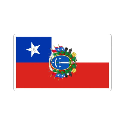 State Ensign of Chile 1819-1834 (Chile) STICKER Vinyl Kiss-Cut Decal 2 Inch White - The Sticker Space