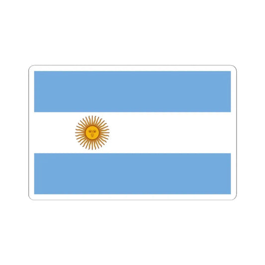 State flag of Argentina 1913-1941 (Argentina) STICKER Vinyl Kiss-Cut Decal 2 Inch White - The Sticker Space