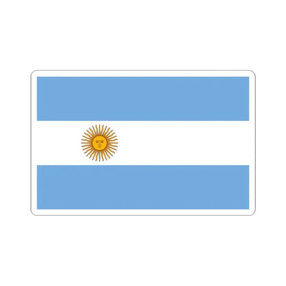State flag of Argentina 1913-1941 (Argentina) STICKER Vinyl Kiss-Cut Decal 3 Inch White - The Sticker Space