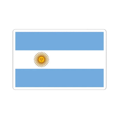 State flag of Argentina 1913-1941 (Argentina) STICKER Vinyl Kiss-Cut Decal 4 Inch White - The Sticker Space