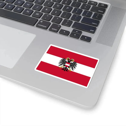 State flag of Austria 1934-1938 (Austria) STICKER Vinyl Kiss-Cut Decal - The Sticker Space