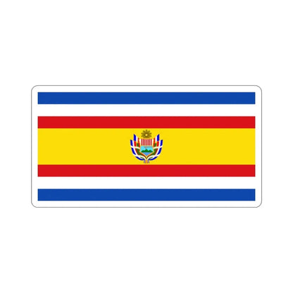 State Flag of Guatemala (1858-1871) STICKER Vinyl Die-Cut Decal 2 Inch - The Sticker Space