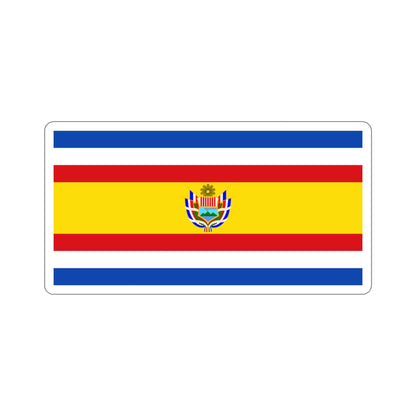 State Flag of Guatemala (1858-1871) STICKER Vinyl Die-Cut Decal-3 Inch-The Sticker Space