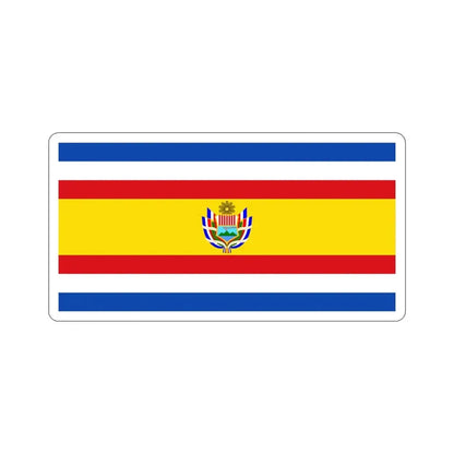 State Flag of Guatemala (1858-1871) STICKER Vinyl Die-Cut Decal 4 Inch - The Sticker Space