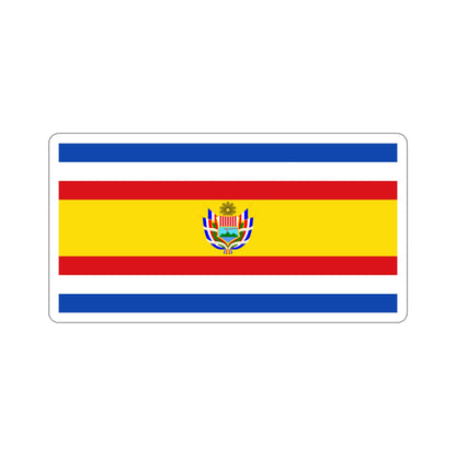 State Flag of Guatemala (1858-1871) STICKER Vinyl Die-Cut Decal-5 Inch-The Sticker Space