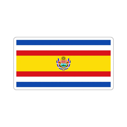 State Flag of Guatemala (1858-1871) STICKER Vinyl Die-Cut Decal 5 Inch - The Sticker Space